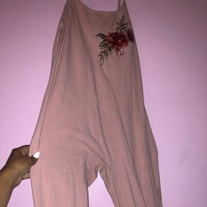 Hugging nice floral one piece